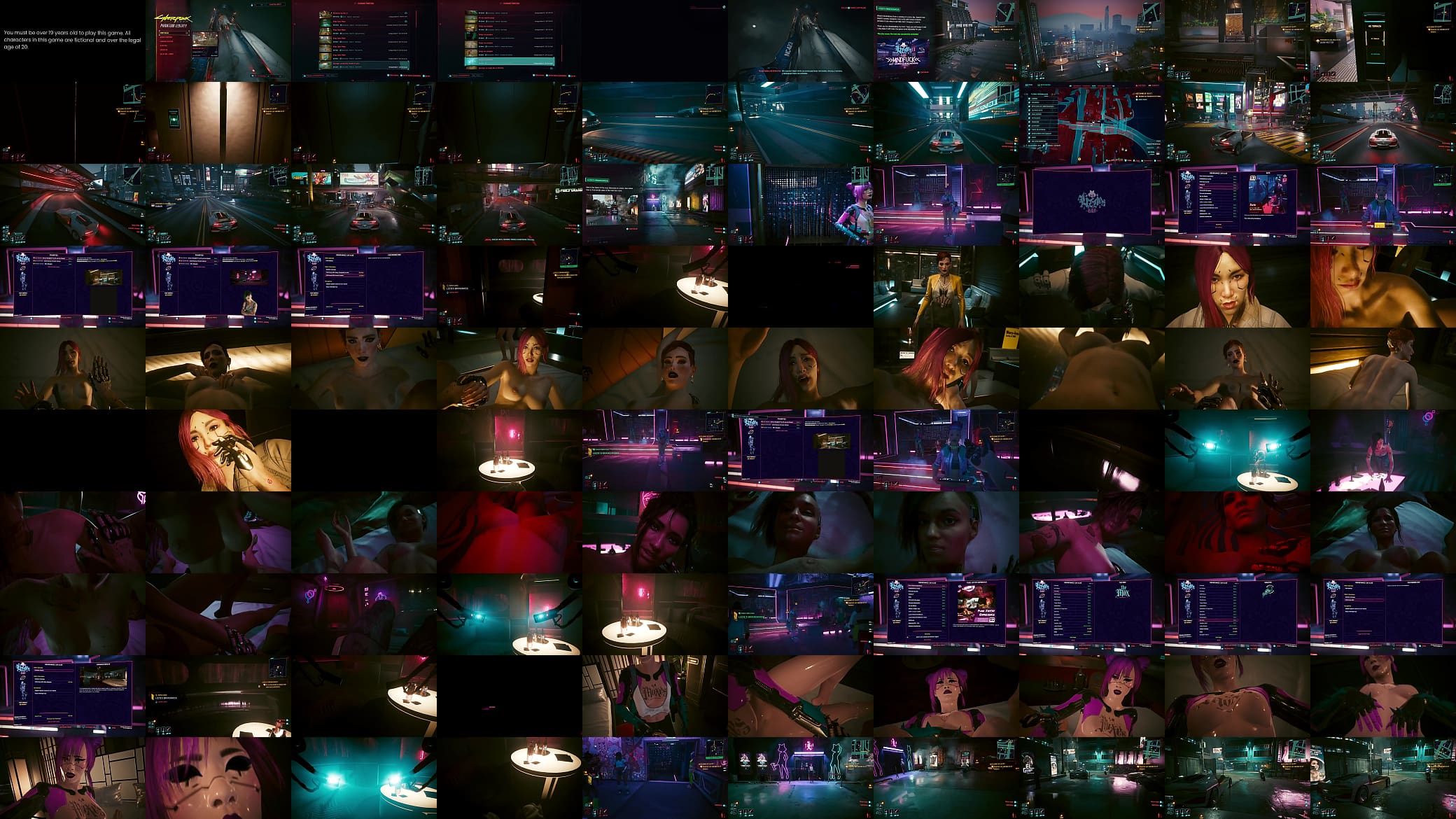 Cyberpunk 2077 Escenas De Sexo En Trio Con Panam y Judy, Songbird y Aurore Cassel y Con Rita Wheeler 预览图