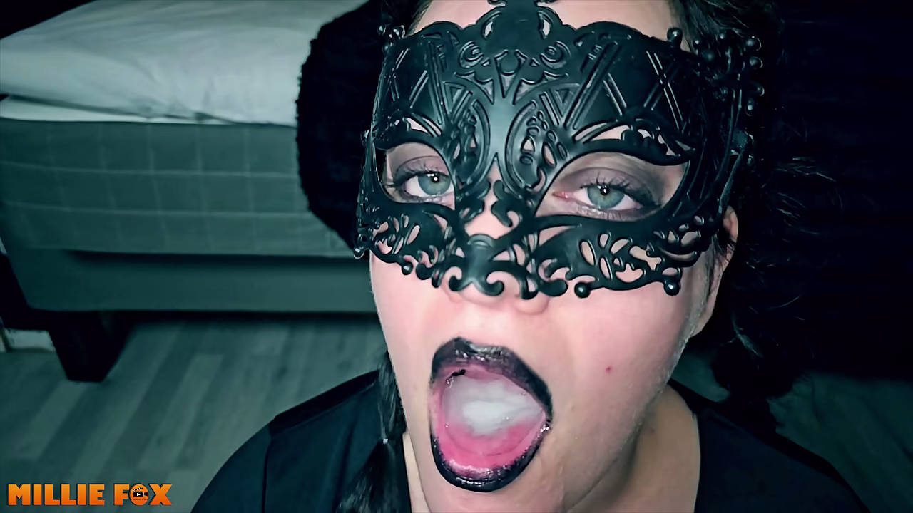 Hot Stepmom Swallows A Big Load Of Cum - Millie Fox