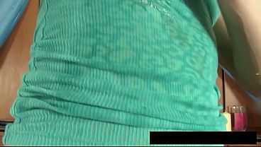 Uma Zex Blonde wets her panties before fucking big black dildo
