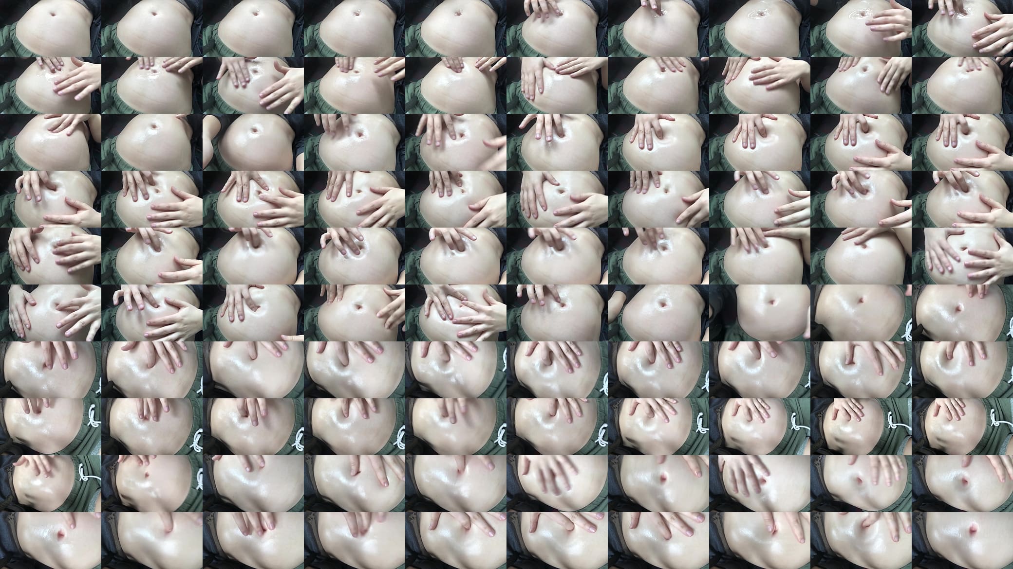 Oiled up bellybutton play &amp; fingering 预览图