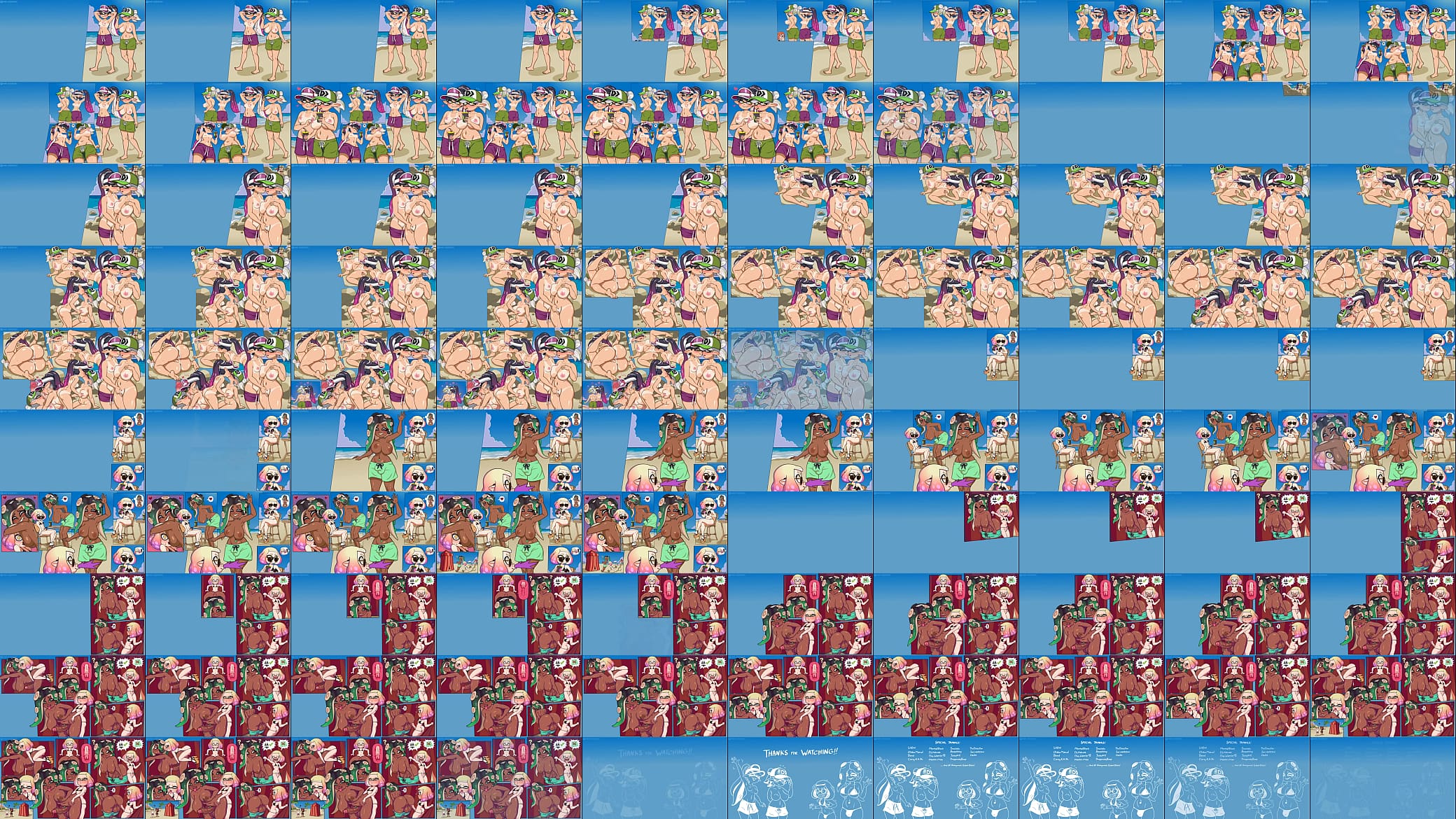 Futanari Splatoon en la playa hot 预览图