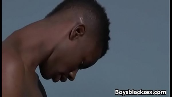 Black Big Gay Dude Fuck WHite Sexy Teen Boy Har...