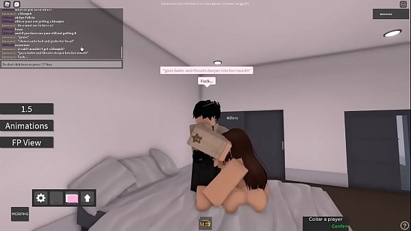Cop gets head from  a brunette slut