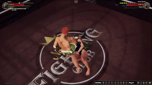 Alyssa VS Aine O'Rackie (Naked Fighter 3D)