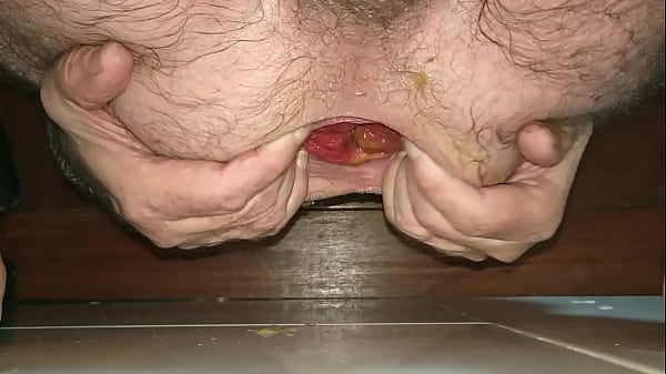 Download Video - Huge Butt Plug Reversed deep in my Ass&period;