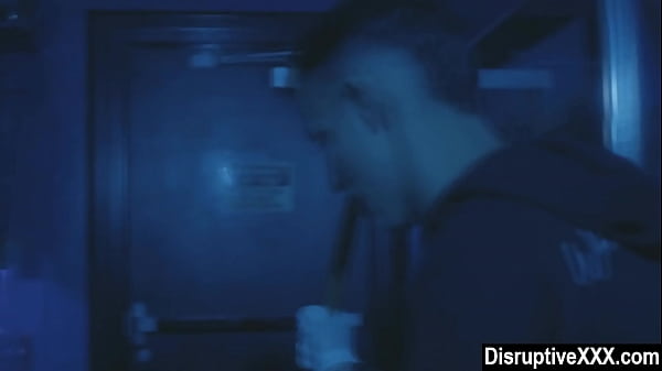 Desperate guy got a job as glory hole janitor