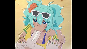 Hatsune Miku performs an intense blowjob [Spanish subtitles]