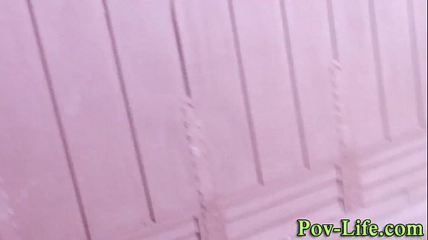 Teen fucked outdoors pov