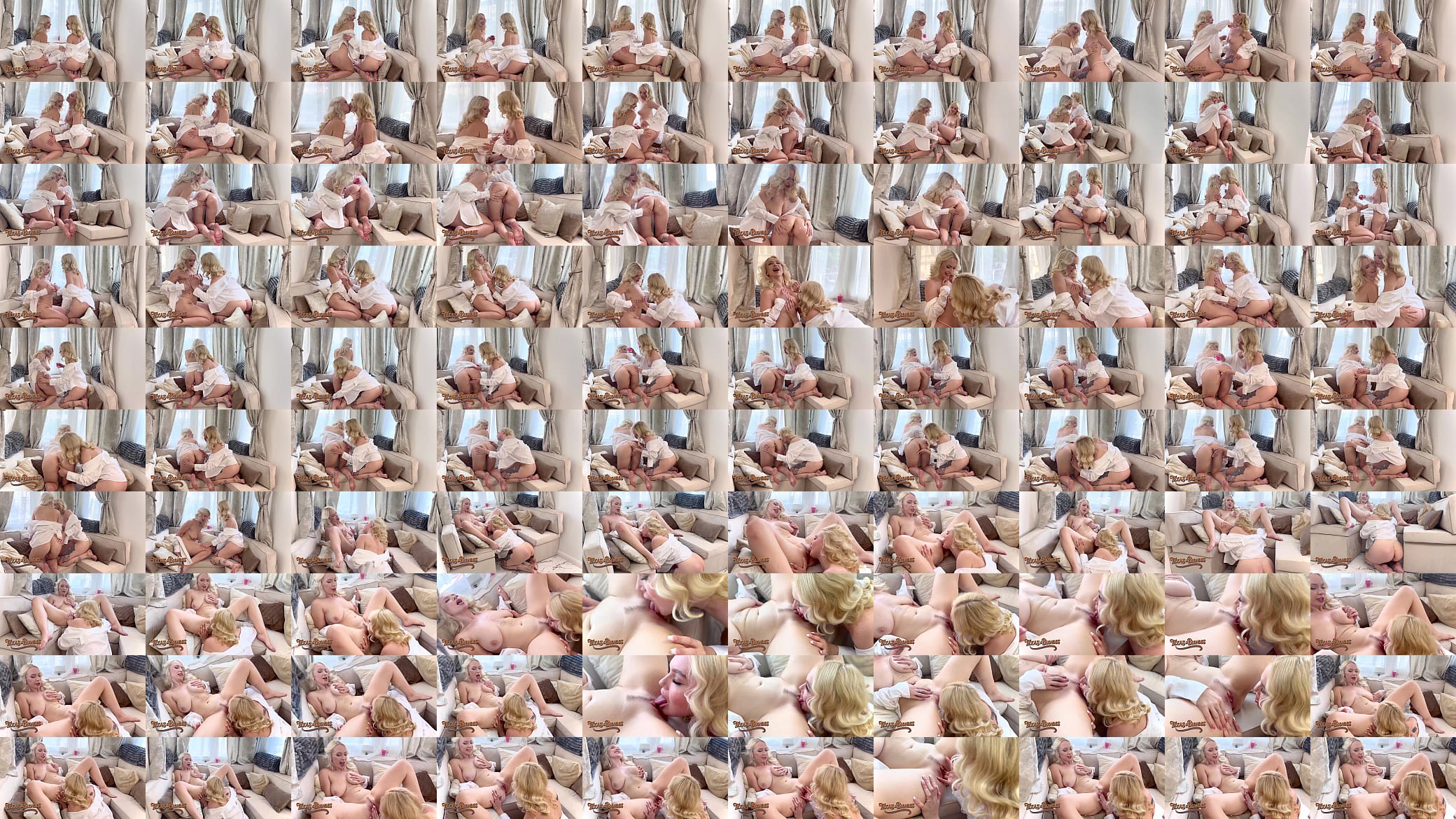 Sexy Blondes Greta And Vera&rsquo;s Tit Play Leads To Mutual Squirting! 预览图