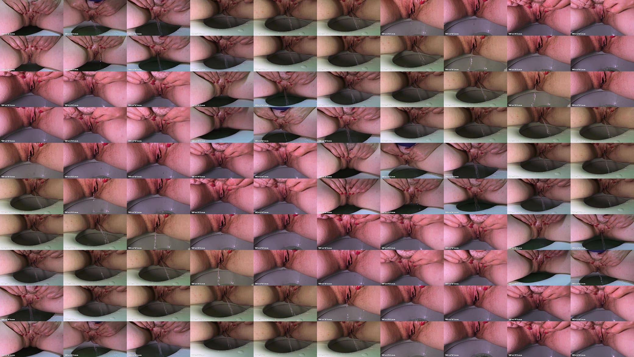 BBW fat hairy pussy pee in toilet close up 预览图
