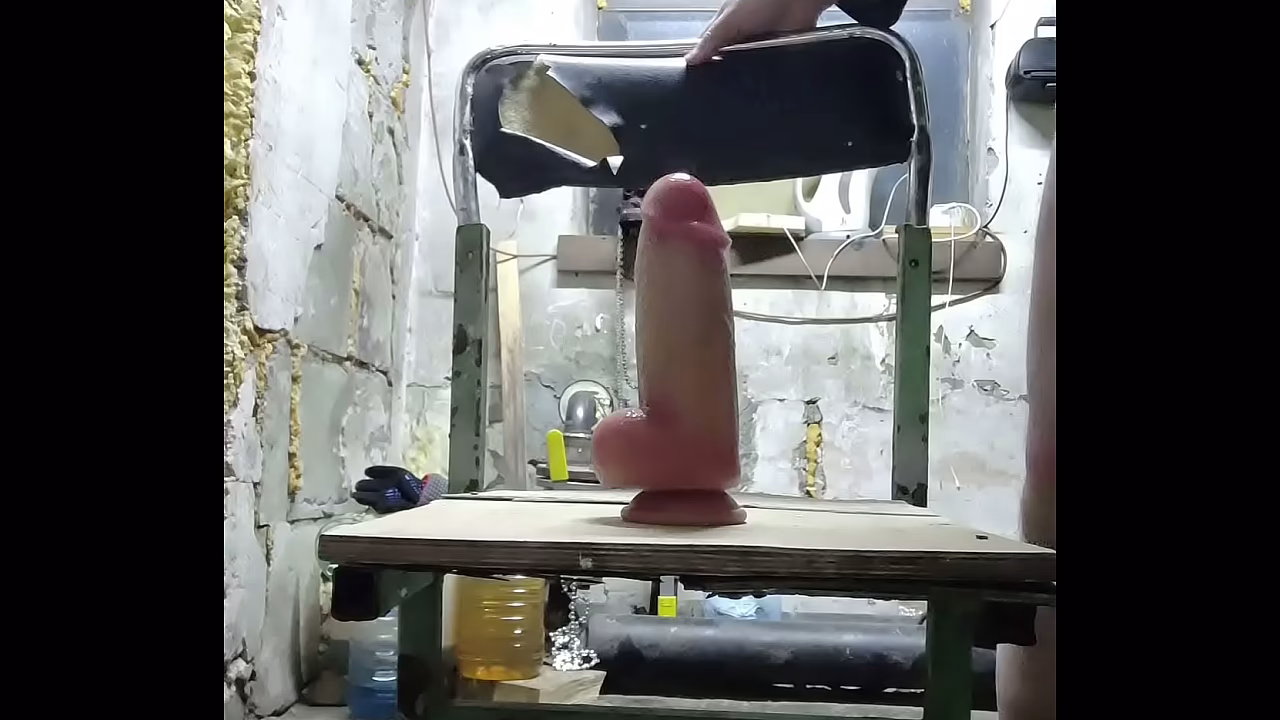 Gay fucks his anal with a 10-inch dick! the first sex after a long break!