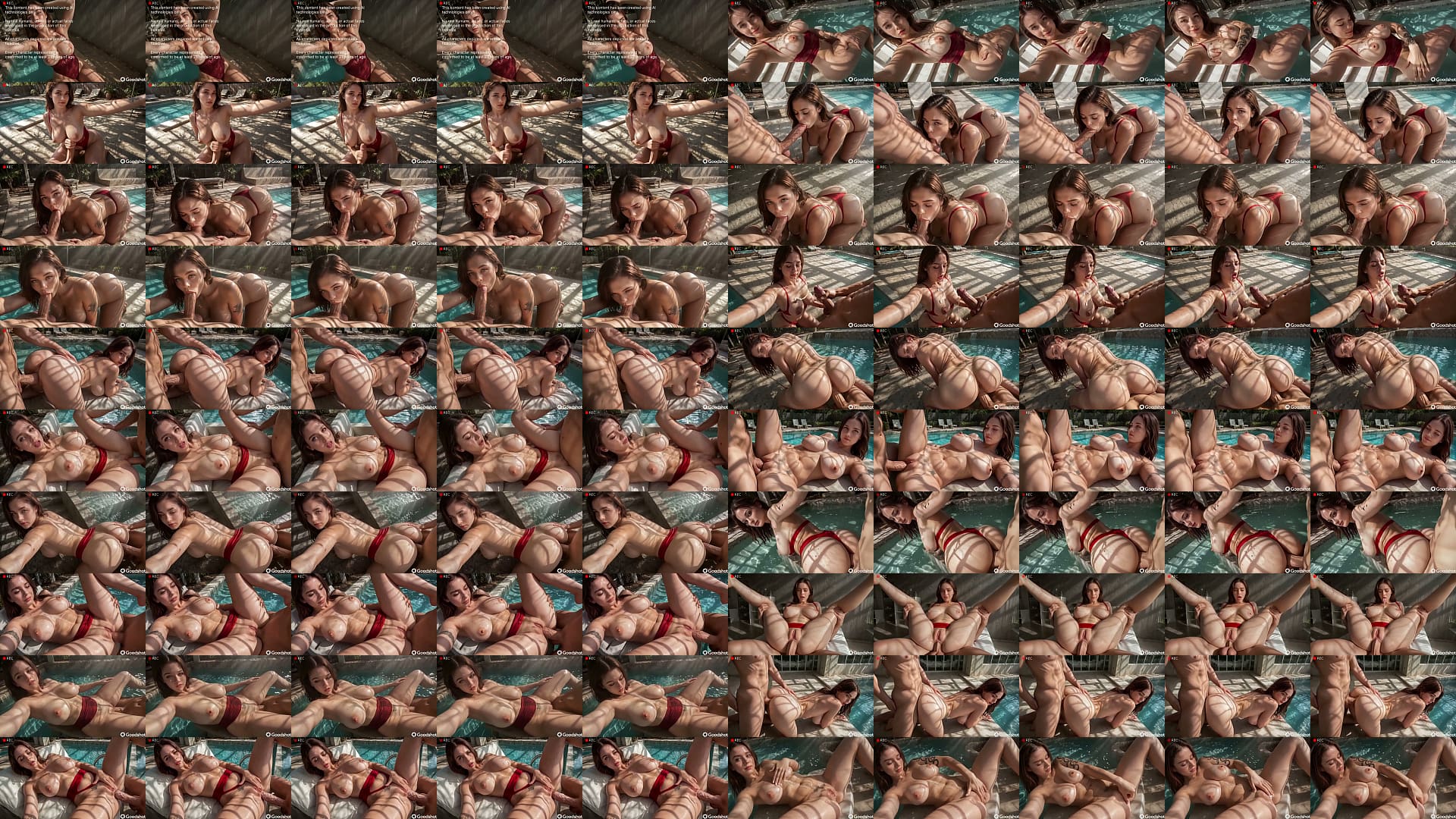 This busty blogger by the pool really wanted to cum. [AI Generated] 预览图
