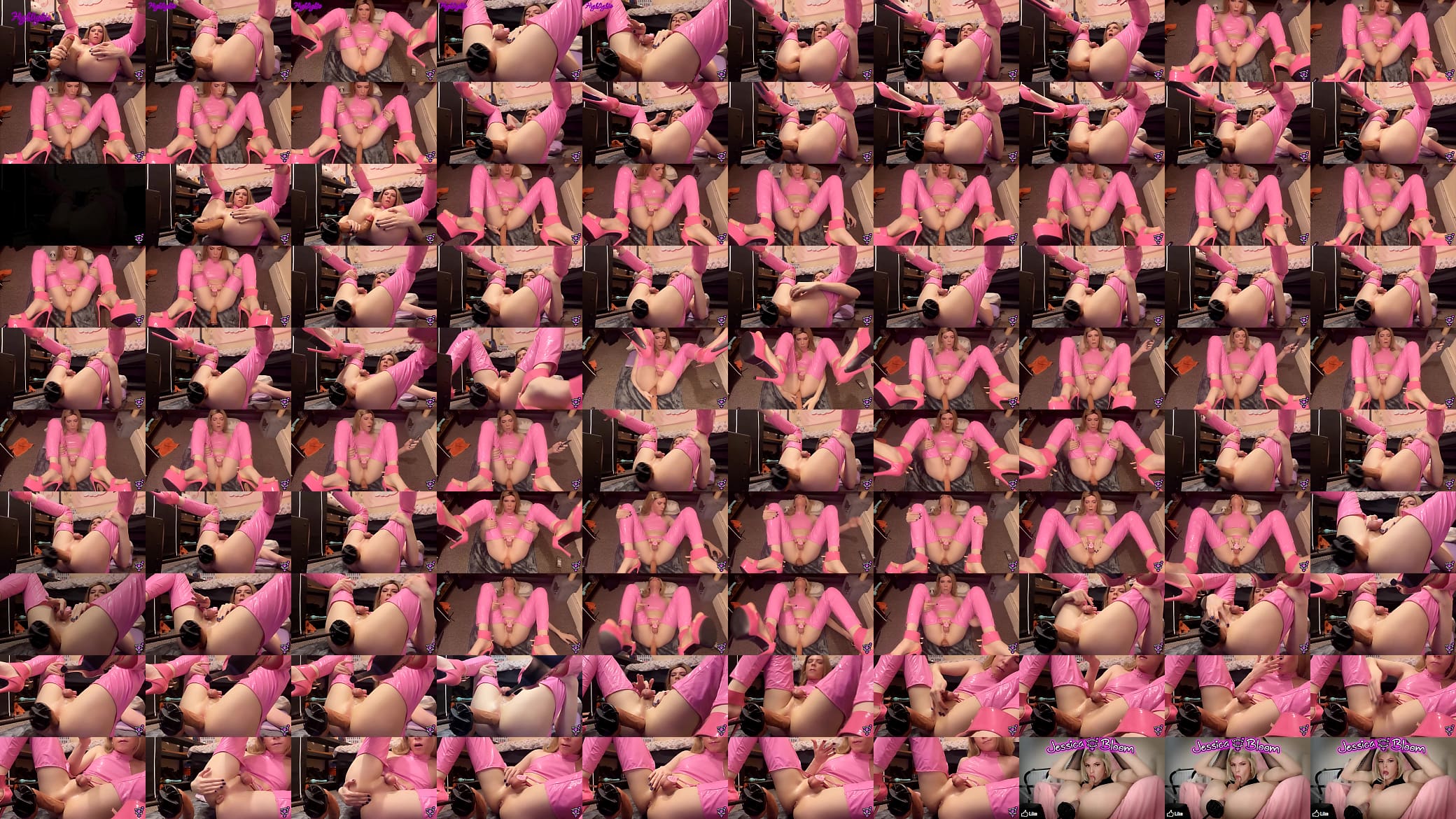 Fuck Machine Plows Sissy Asshole Deep And Hard - Anal Orgasm in Chastity 预览图