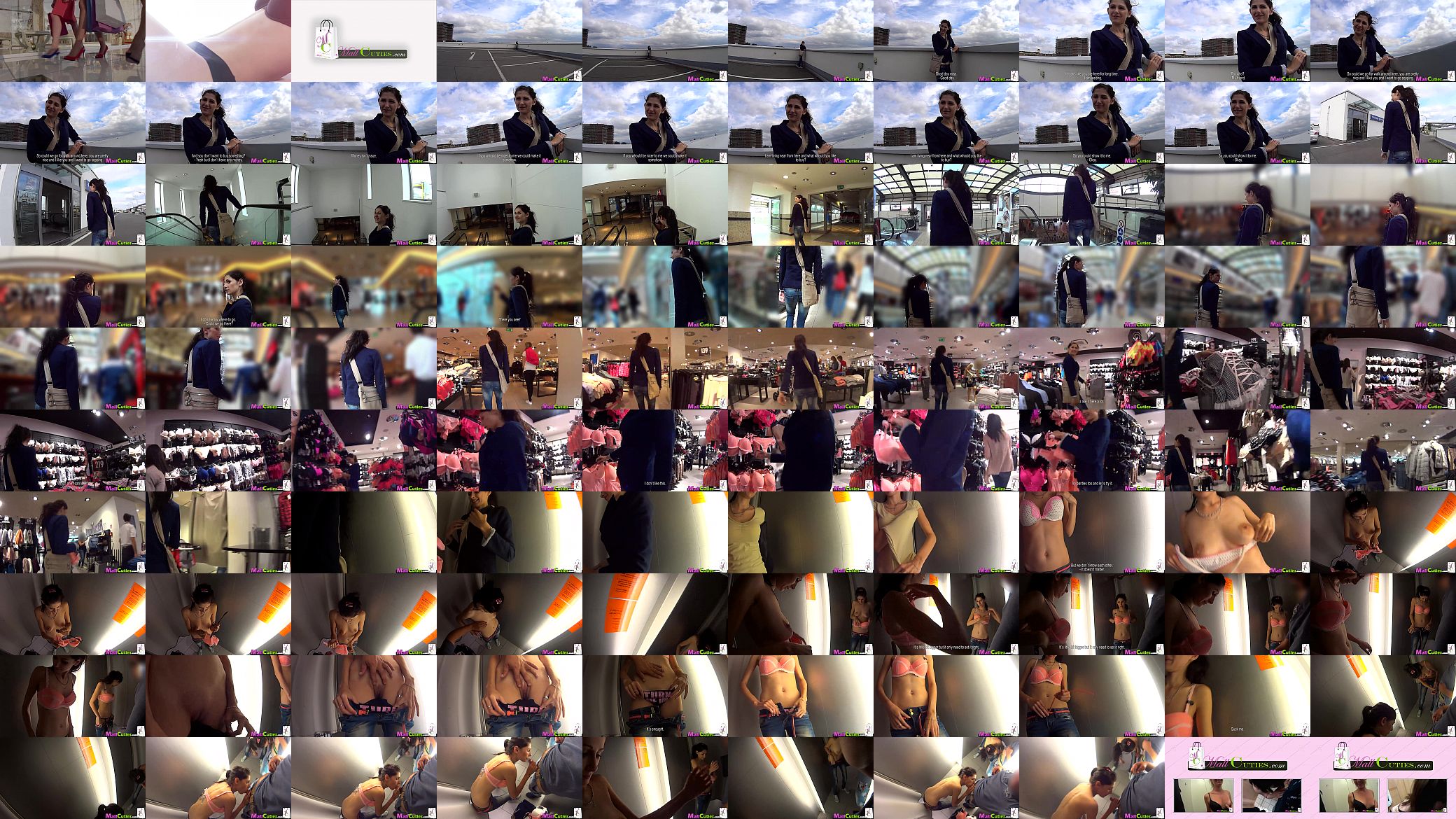 MallCuties - Amateur girl sucks a stranger in a shop 预览图