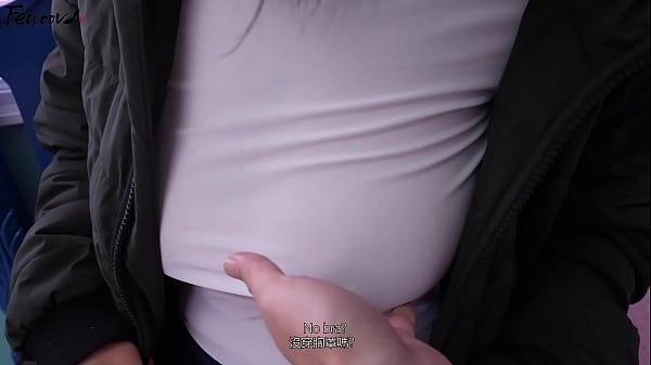 Korea - Busty Girlfriend Role-Playing in Black Stockings