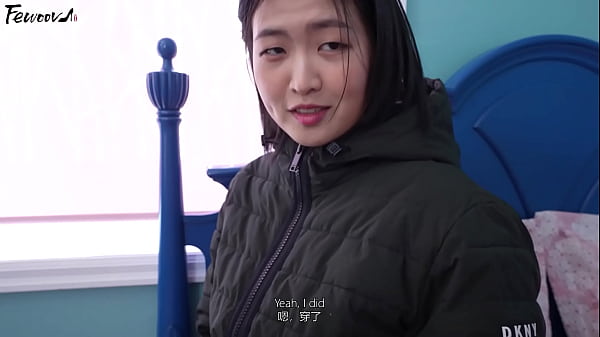 Korea - Busty Girlfriend Role-Playing in Black Stockings