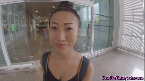 Download Video - Big titted asian Sharon Lee fucked in public airport parking lot