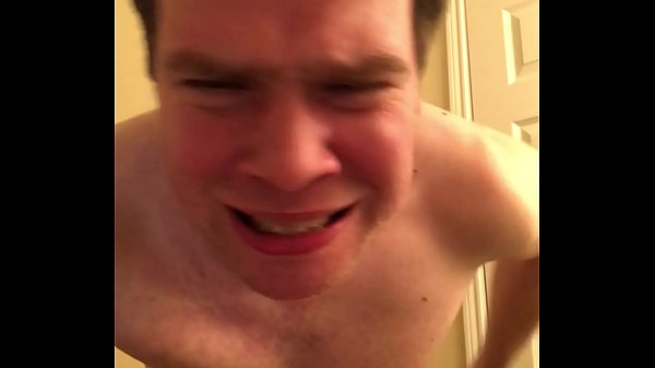 Pathetic dude whimpers and cries during self ad...