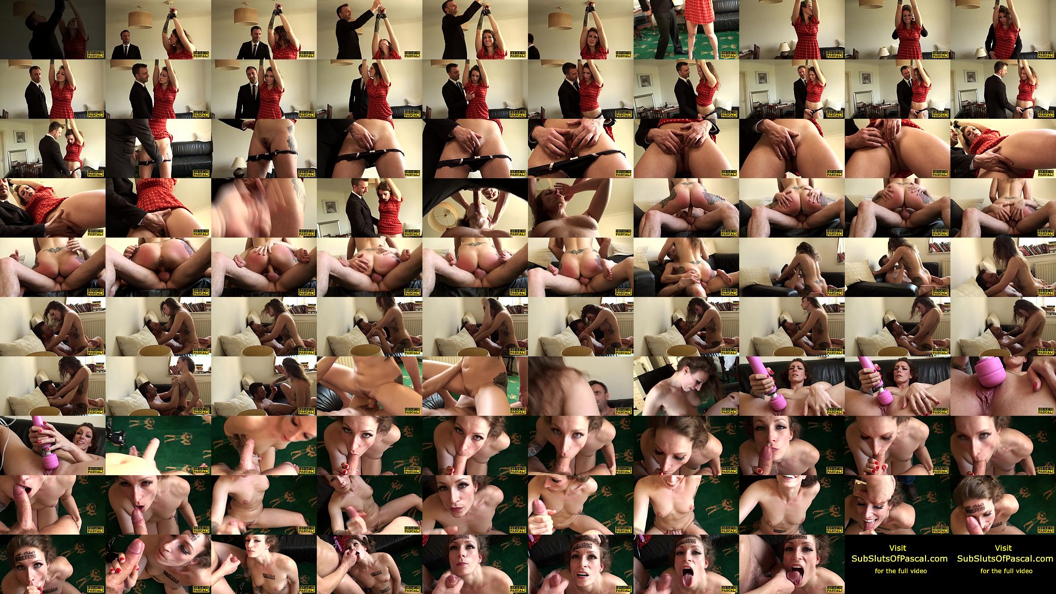 Inked british slut toys cunt after cockriding 预览图