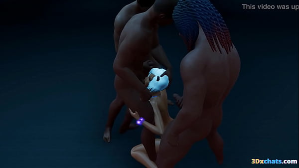 Jeune fille obtient sa bouche remplie par 3 BBC Partie 1