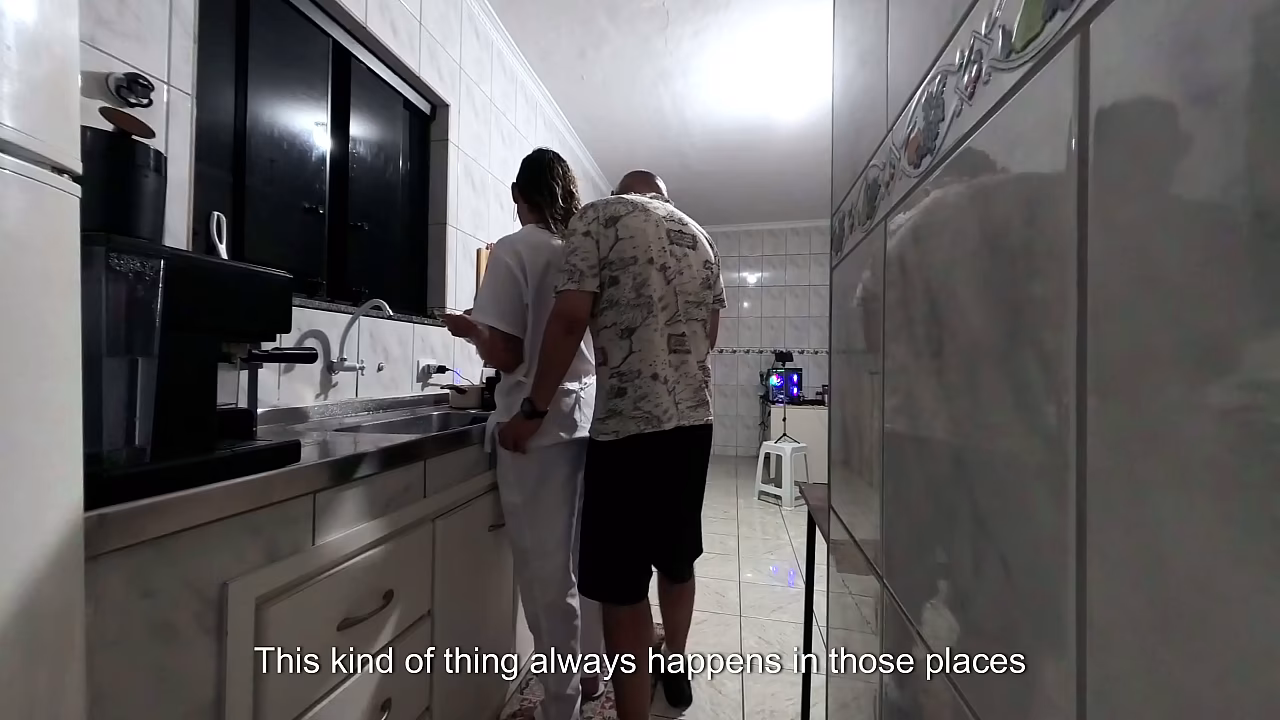 The maid'_s creampie routine at her new job.