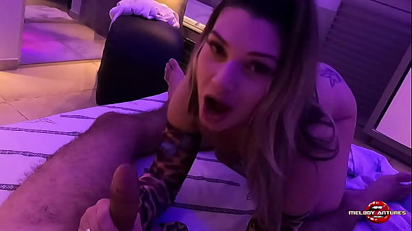 Download Video - Hot blonde takes her boyfriend to the motel to show her sexy lingerie showing her big ass and her pink pussy comes 4 times and gets milk in her face &sol; COMPLETE ON RED