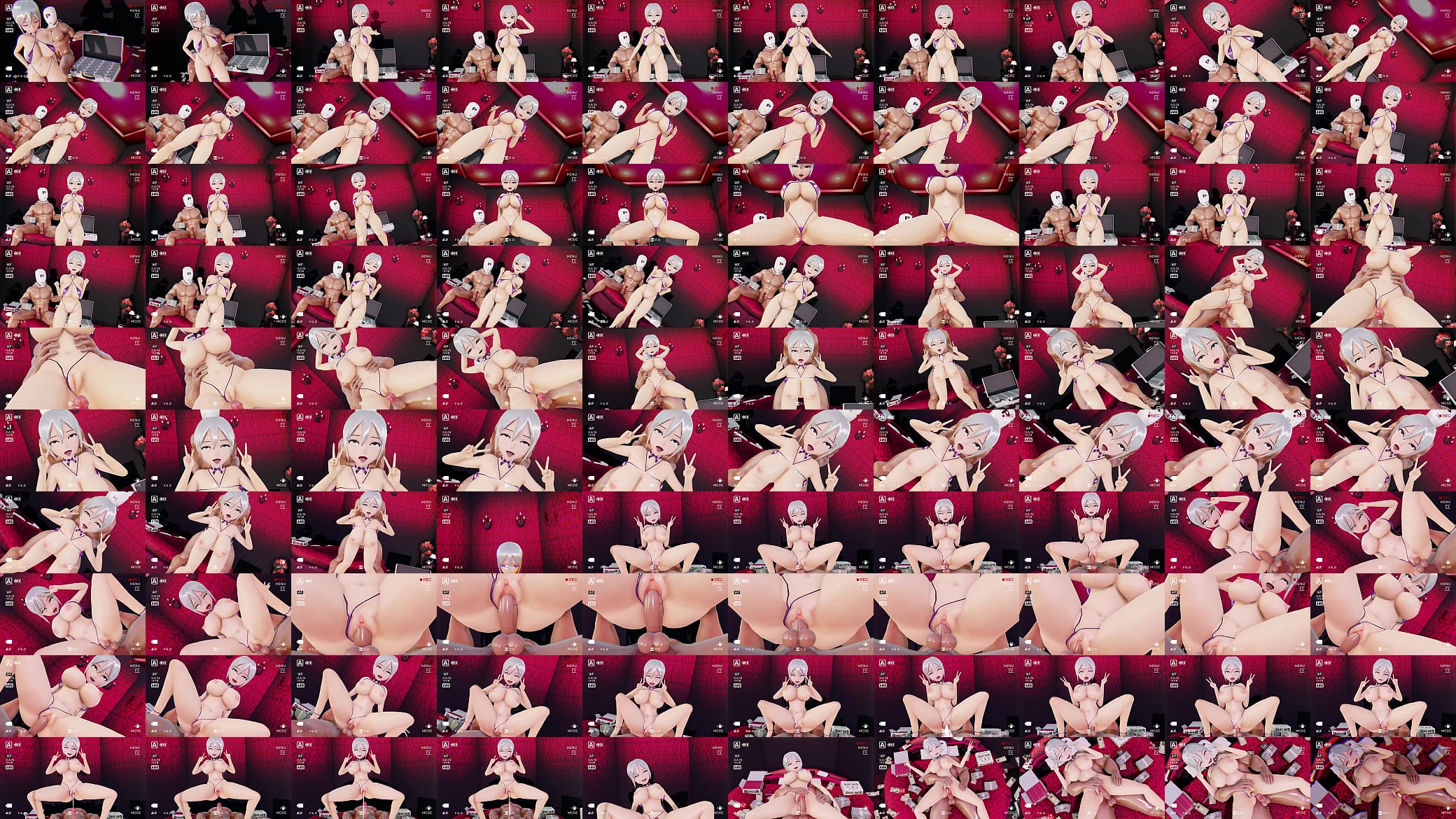 Shiomi Shuuko Hentai The Idolm@Ster: Cinderella Girls Live Sex Dance Mmd 3D Dark Purple Clothes 预览图