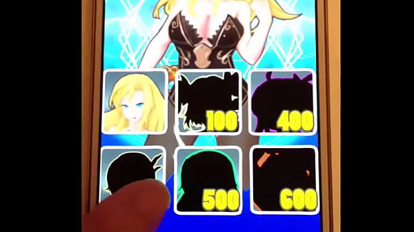 Japanese School Girl play game with android.