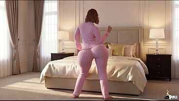 Mrs. Keagan Sexy Hotel Twerk Dance