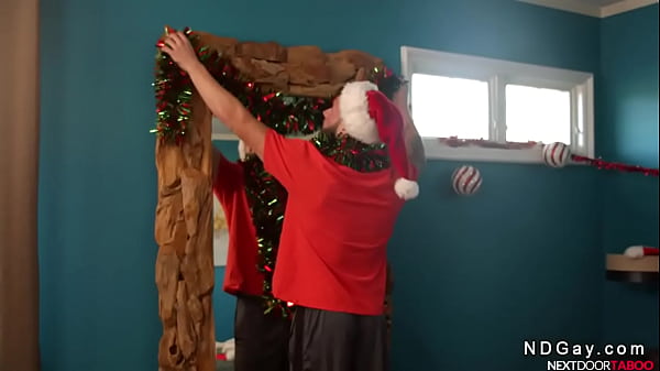 Gay step brothers anal on Christmas