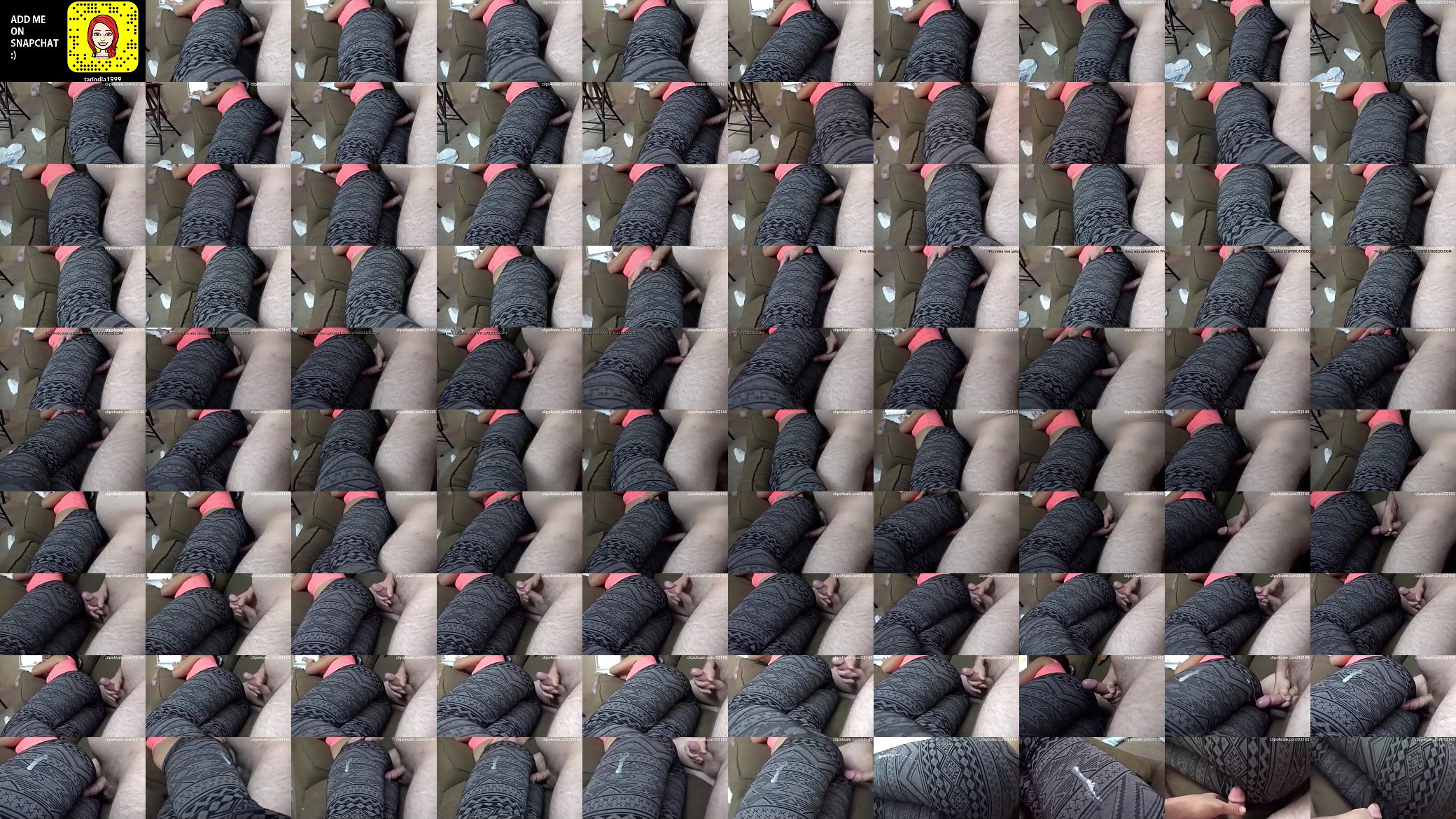 Cumshot and Creampie on Yoga Pants Ass 预览图