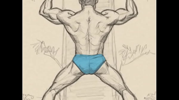 Gift of a super muscle man !(AI-generated)
