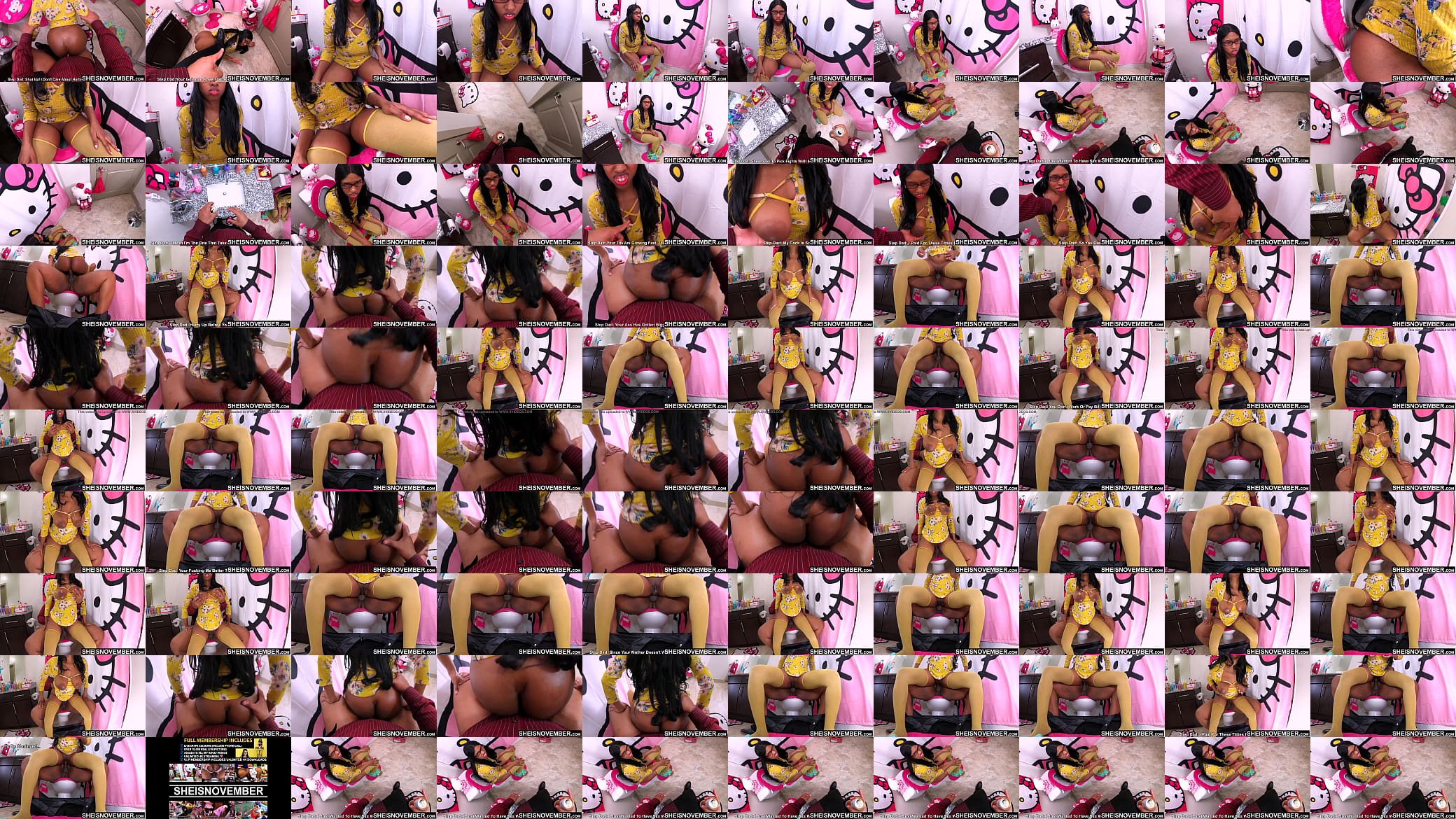 I Convinced My Step Daughter To Ride My Horny Big Dick Cowgirl Before Her Step Mother Get Home, Hot Black Slut Sheisnovember Fucking Her Stepdad Horny BBC On The Toilet With Her Large Natural Tits And Areolas Bouncing Hard by Msnovember 预览图