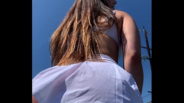 Download Video - Brunette Babe Abbie Maley Public Sex on Tennis Court