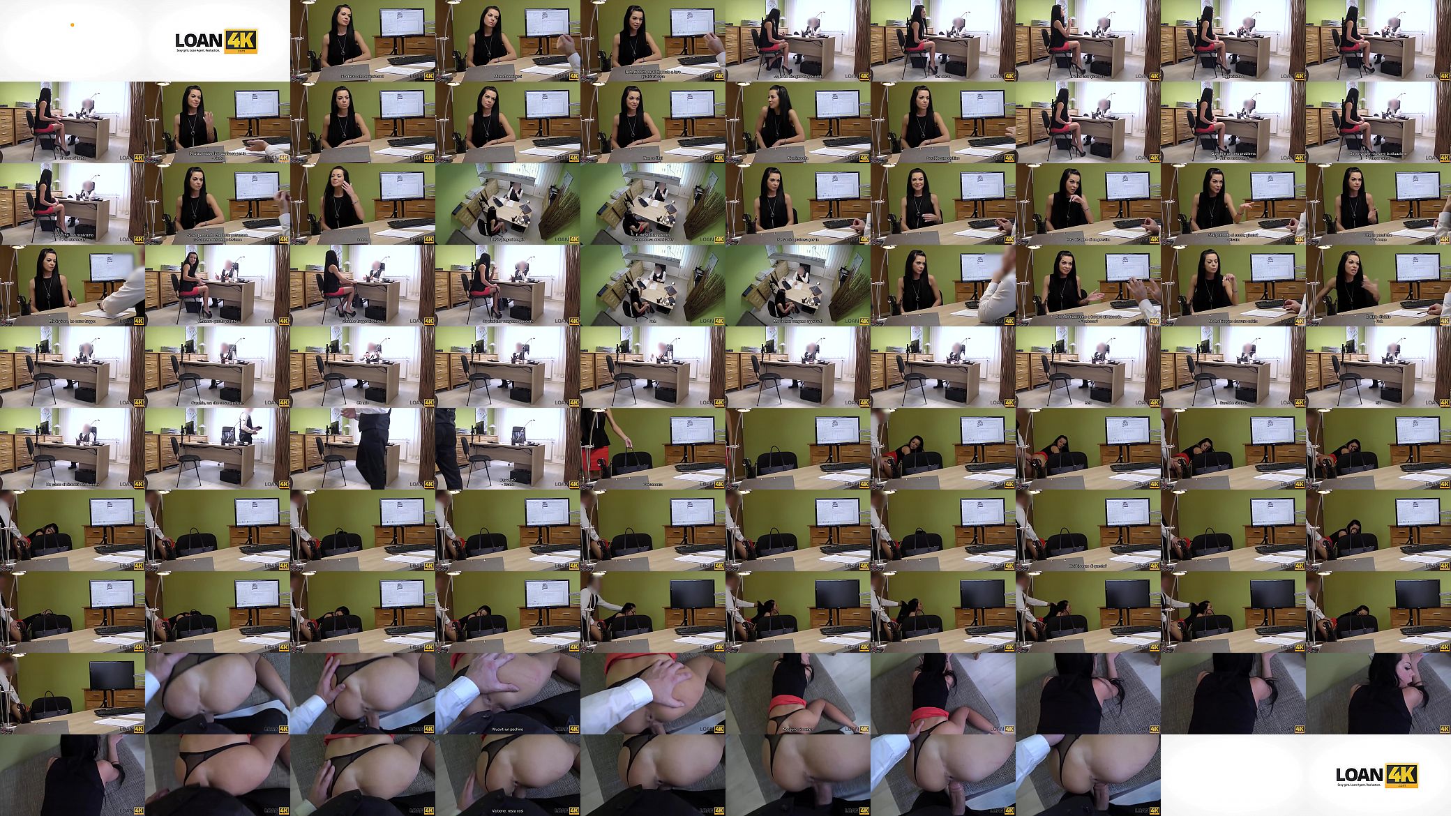 LOAN4K. La mora dai capelli lunghi Inga Devil arriva in una piccola compagnia di prestiti 预览图