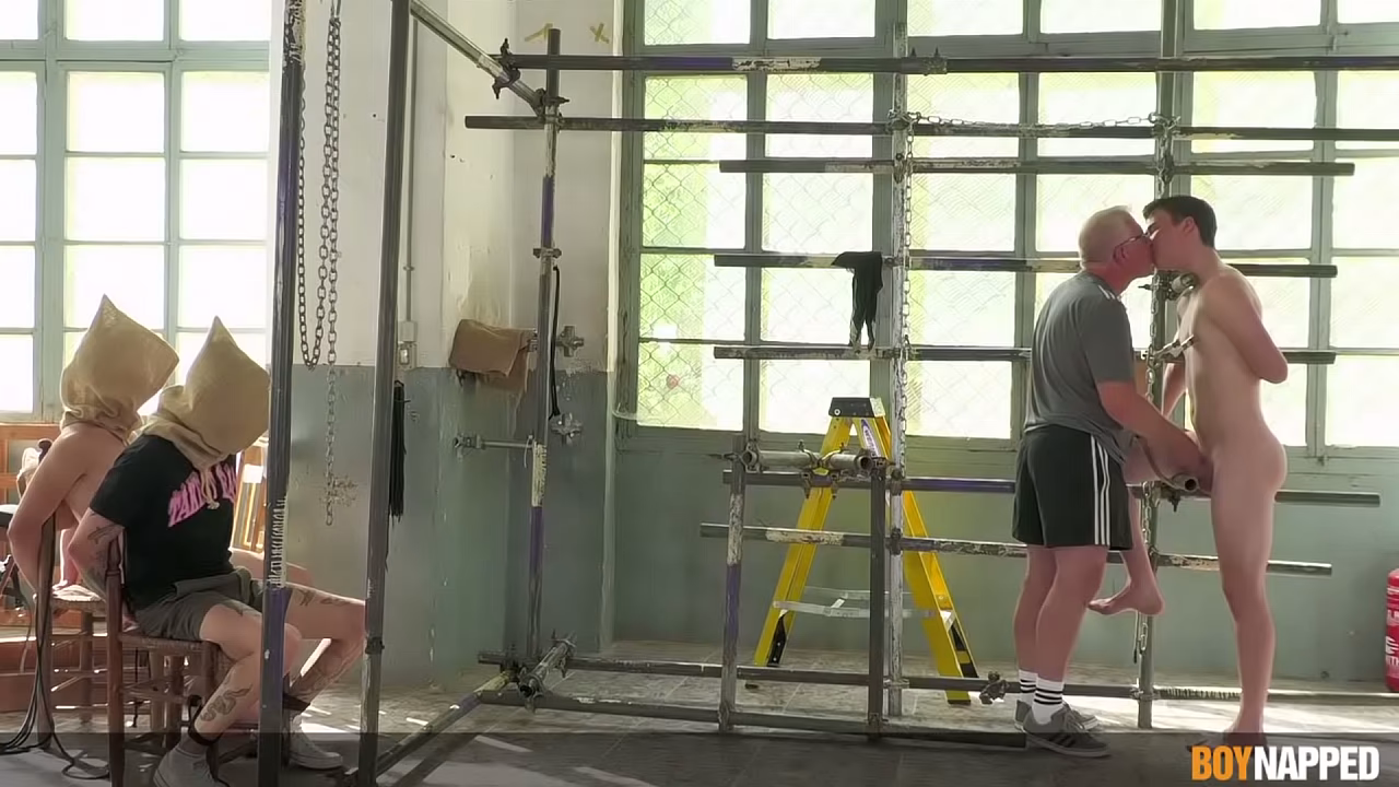 Master Doms And Three Twinks Part 2: Nipple Torment And Cock Strokes