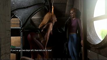Angels Love [ FUTA Hentai Game ] Ep.1 REDHEAD lesbian turned into FUTANARI to do DOUBLE COCK STROKING !