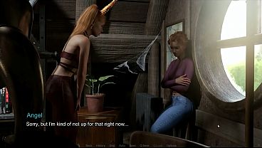 Angels Love [ FUTA Hentai Game ] Ep.1 REDHEAD lesbian turned into FUTANARI to do DOUBLE COCK STROKING !