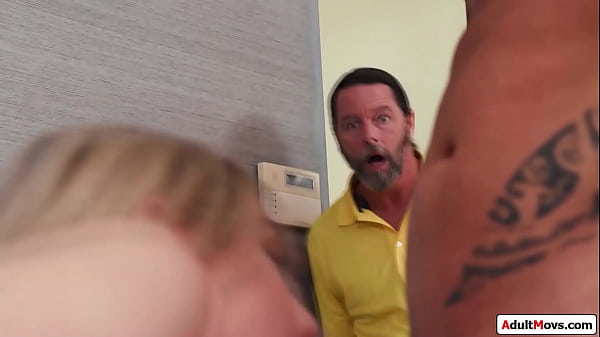 cute teeny blonde libertine double anal gangbang