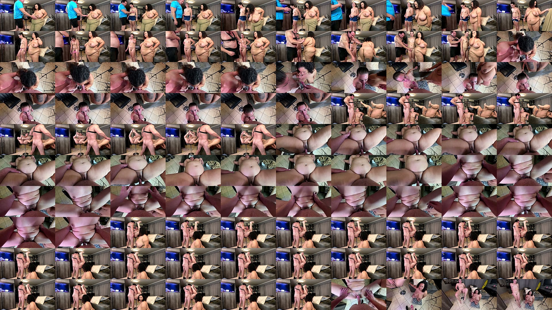 CHUBBY and BBW suck dick and get FUCKED in porn audition 预览图
