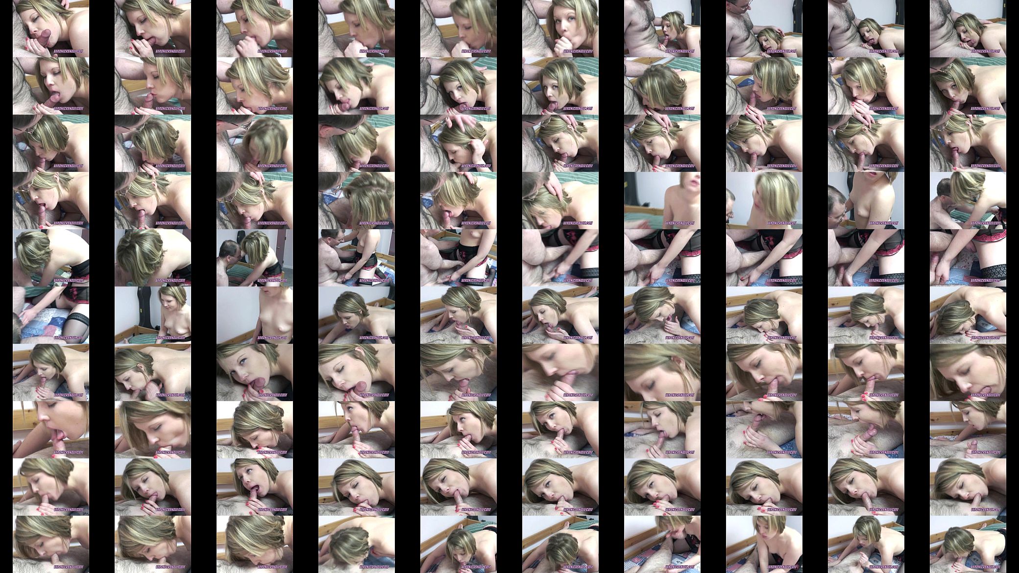 Blonde Veronica giving head to a guy she just met 预览图