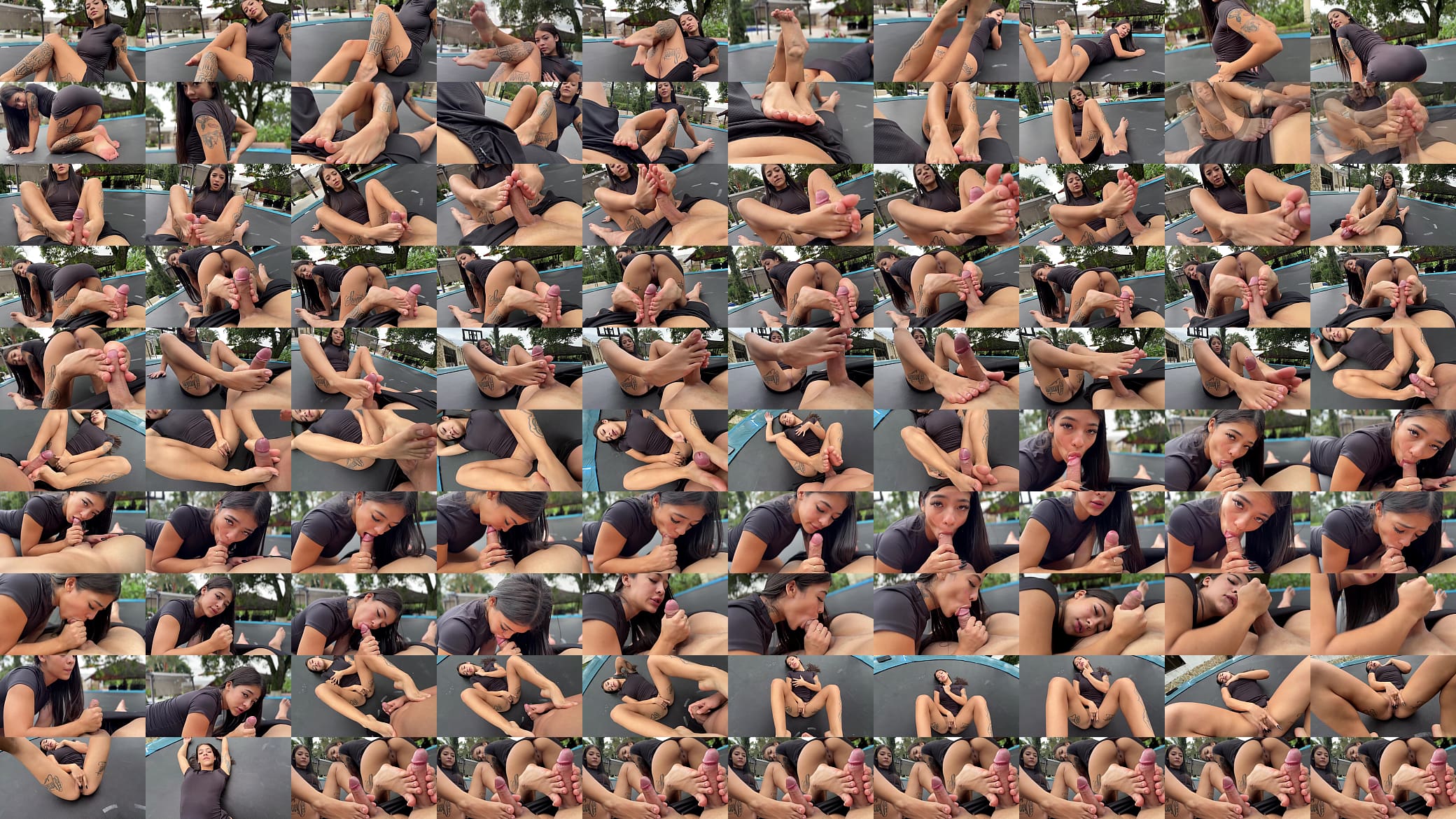 Public blowjob and footjob! 预览图