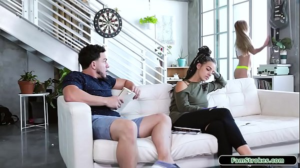 Busty petite stepsis horny up her his gf notices she leaves but his stepsis offers licks her pussy and she sucks his big cock