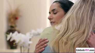 Download Video - Petite latina lesbian loves pussy licking busty blonde milf