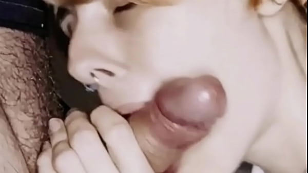 Sammy Splosion in Hogwarts uniform sucks cock and gets cum on her tits