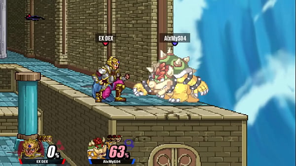 Le doy una clavada SSF2 peleando contra AlxMyS04