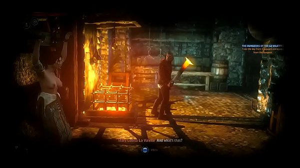 The Witcher 2 - Dungeon nude scene (full)