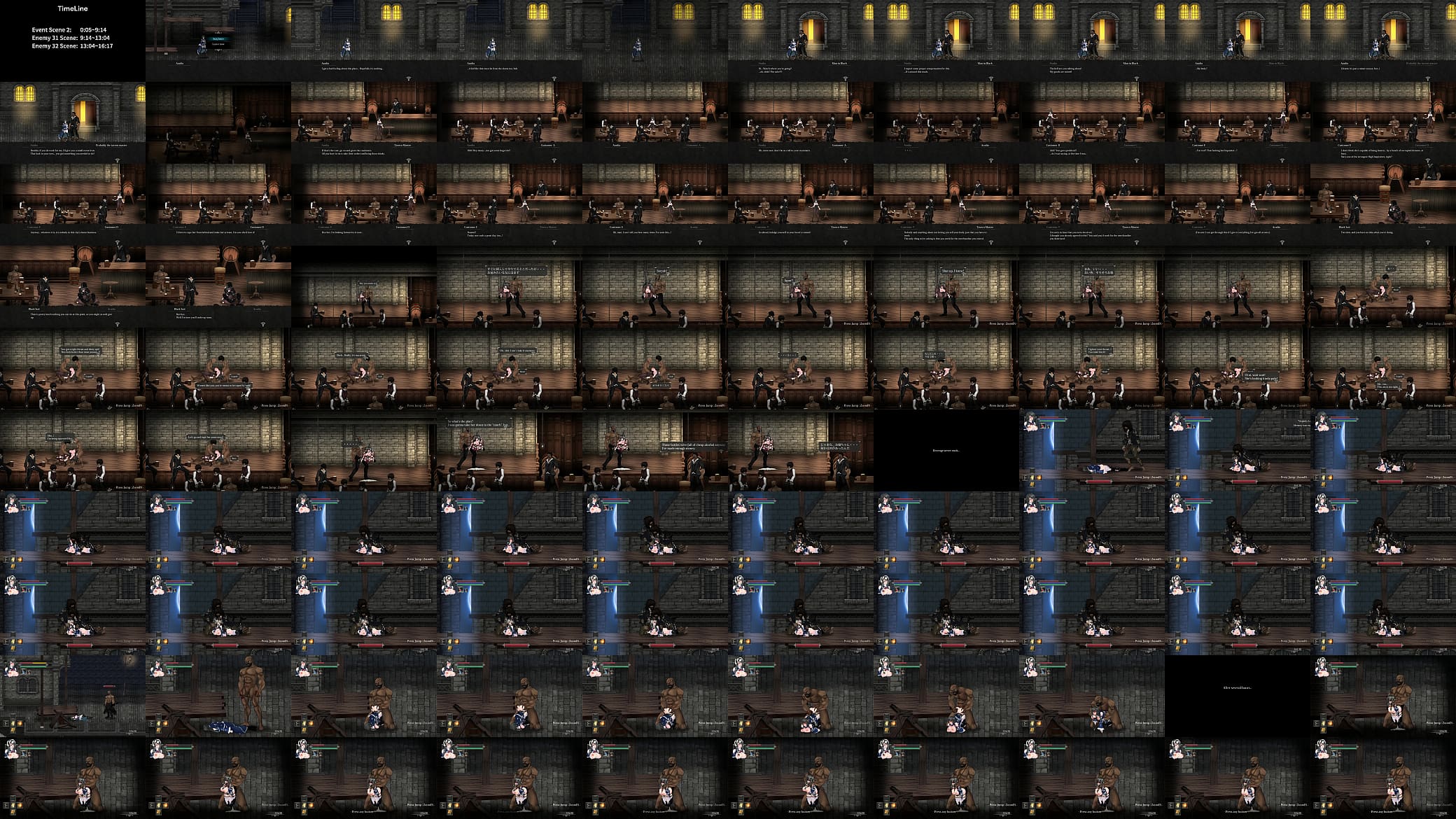 Night of R. Scenes - Part 11 (Nightless Area #1 - Nightless City, Slums (1)) 预览图