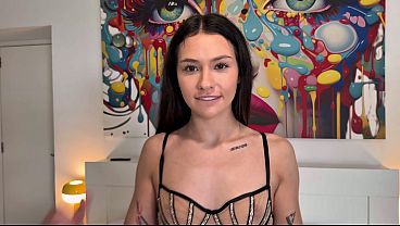 My stepdaughter tries to seduce me when I walk into her room and she gets naked... I show her why her mom loves me so much