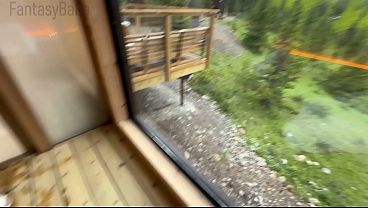 Busty Married Babe Cheats with Stranger in Sauna (No Condom)